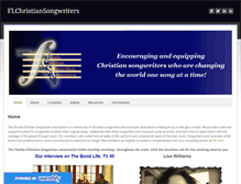 Tablet Screenshot of flchristiansongwriters.com